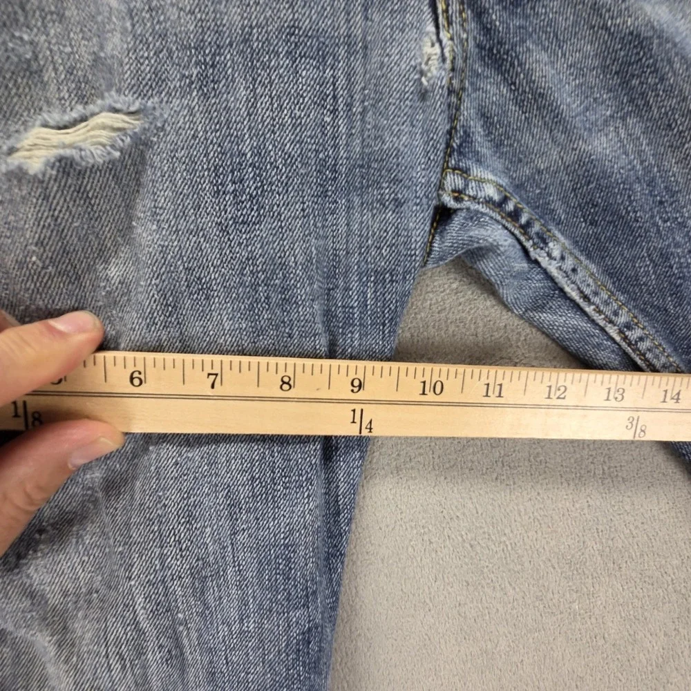 Vintage Levis Engineered Jeans Mens Blue Zip Fly Whiskers Fits 30x30